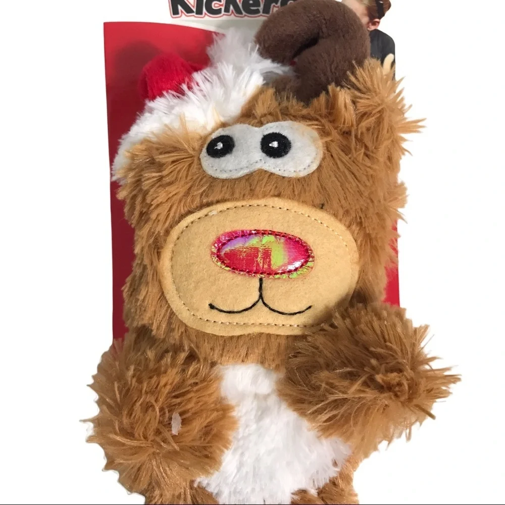 NWT KONG Holiday Kickeroo Reindeer Cat Toy